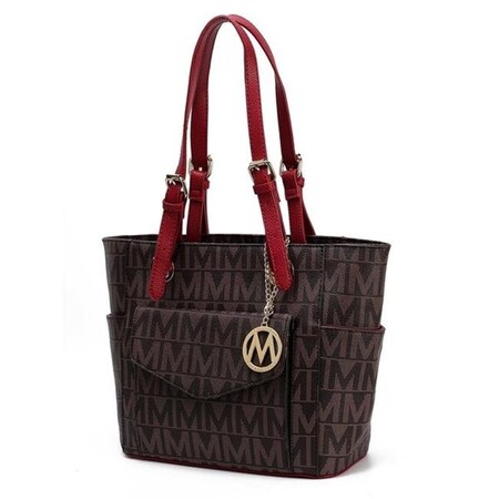 Weird Giraffe Games MKF Collection by Mia K. MKF-LKC-BM3360RD Griselda M Signature Tote Bag by Mia K. Farrow - Red MKF-LKC-BM3360RD